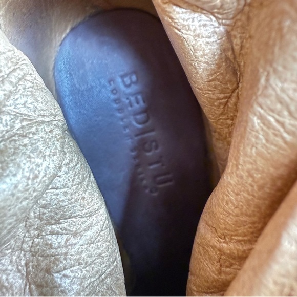 BED STU Brown DISTRESSED Slouch PLATFORM BOOTS 7.5 - Picture 7 of 9